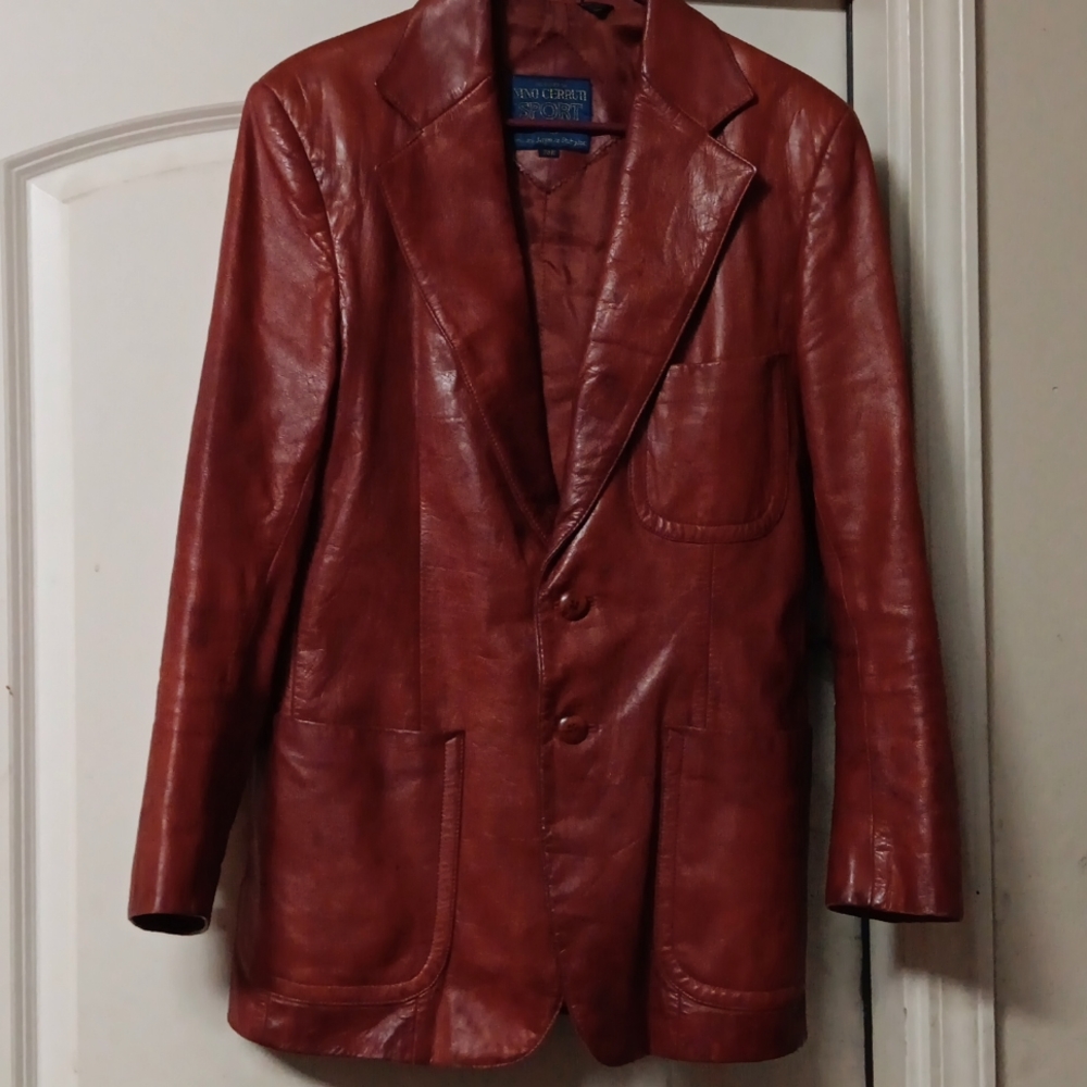 Nino Cerruti sport Men's leather jacket
